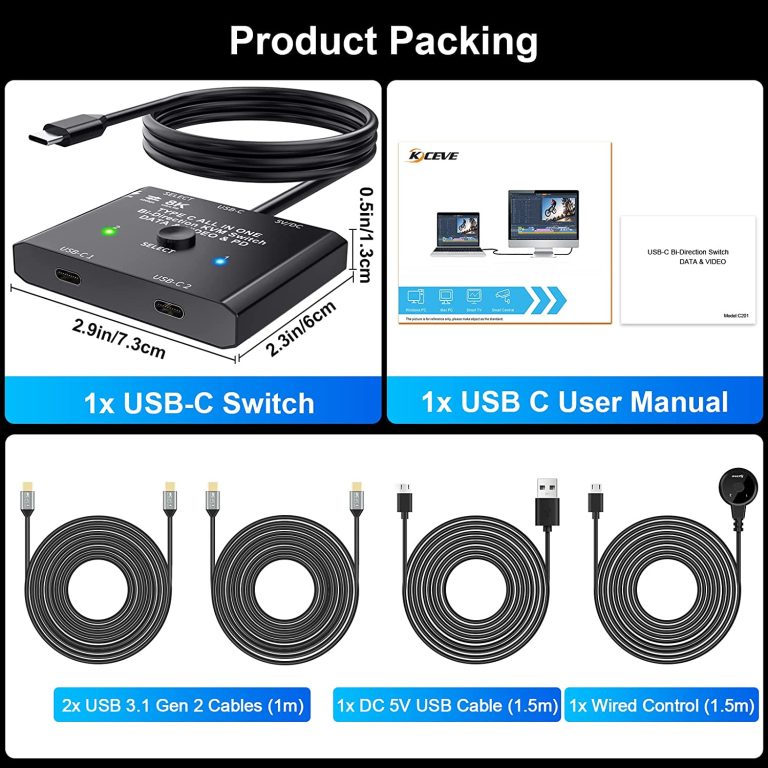 Bi-Directional USB C Switch – Kceve.com
