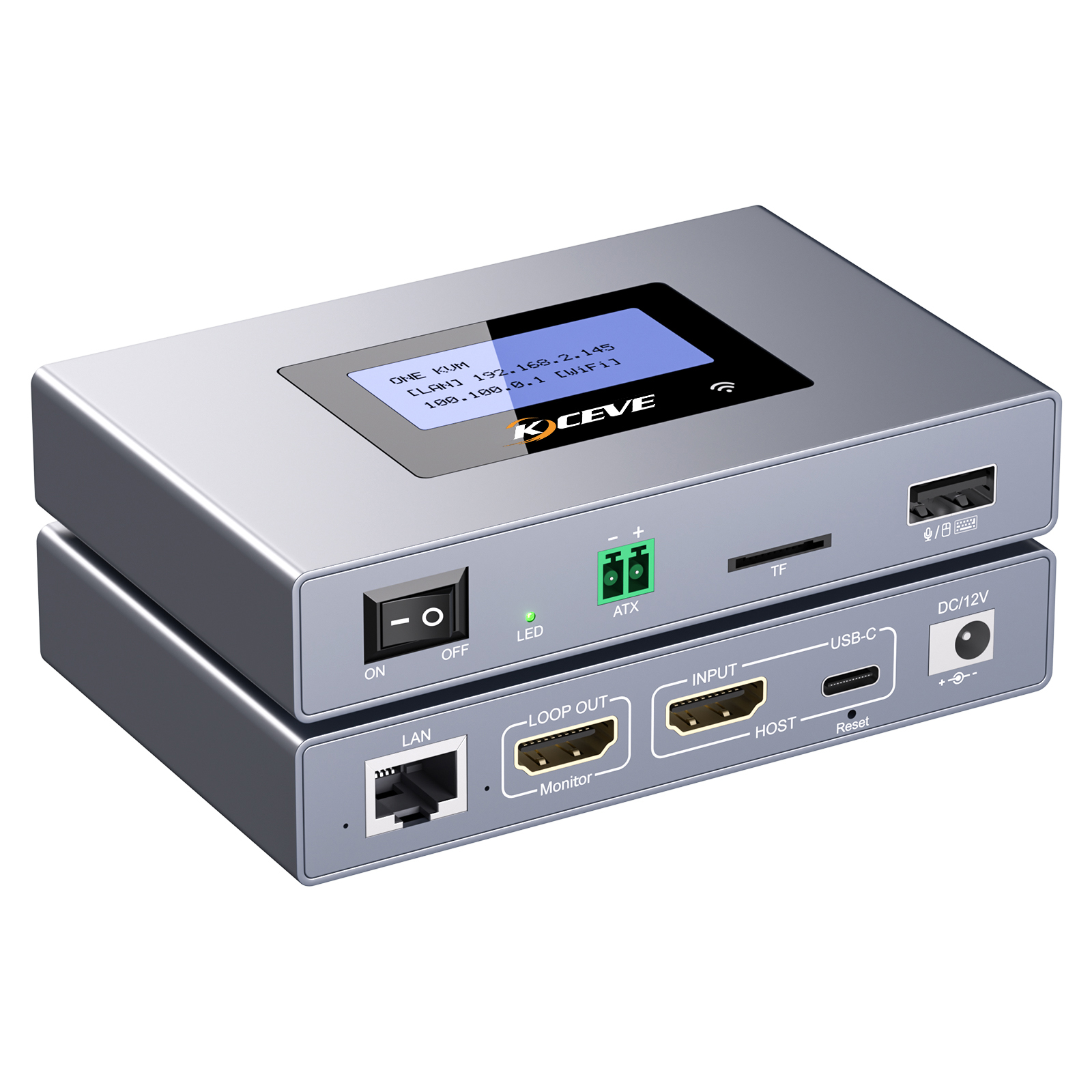 E3-HL: One KVM 4K WiFi IP KVM | Remote PC & Server Control, ZeroTier, Remote Power, BIOS Installation & Multi-Functions