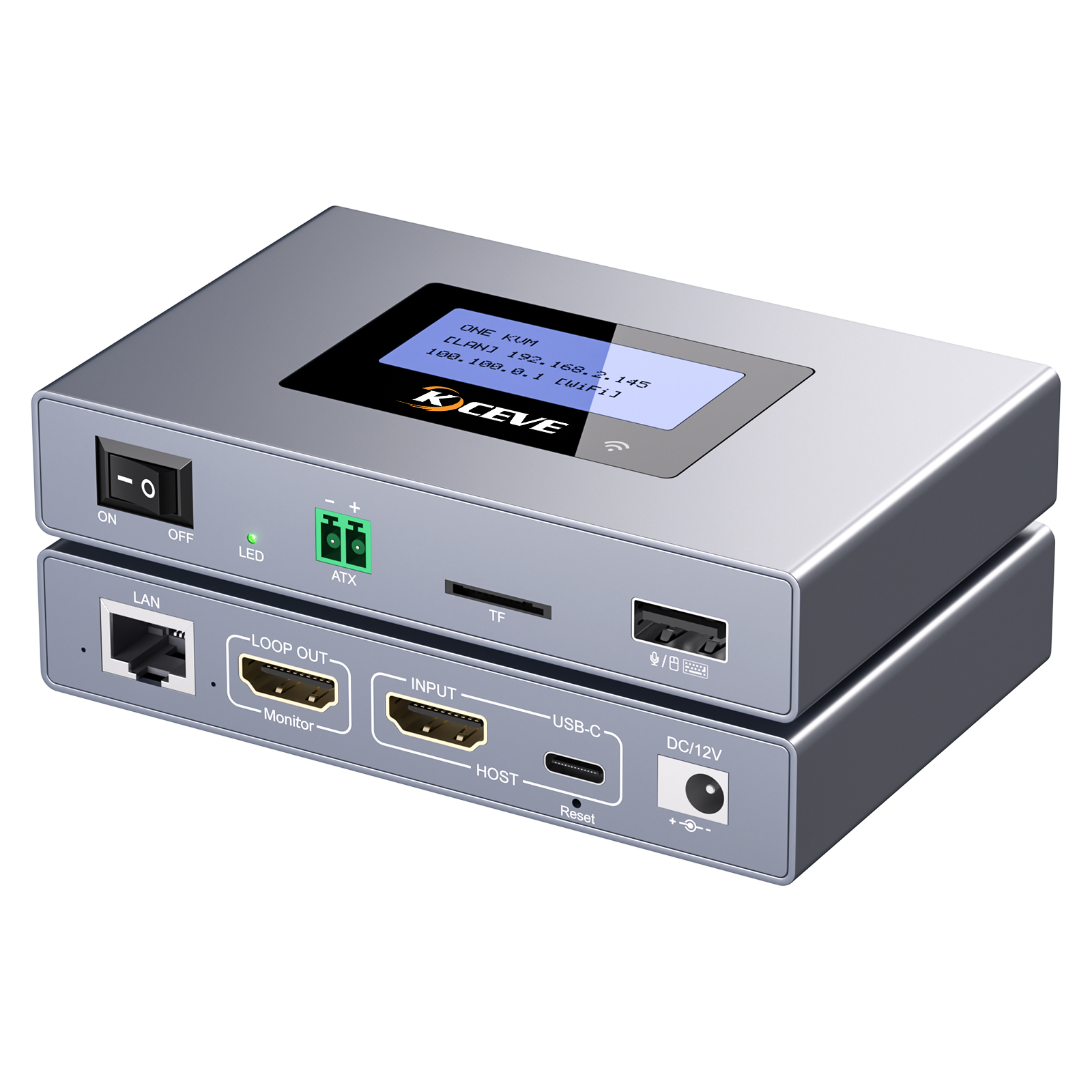 E3-HL: One KVM 4K WiFi IP KVM | Remote PC & Server Control, ZeroTier, Remote Power, BIOS Installation & Multi-Functions - Image 2