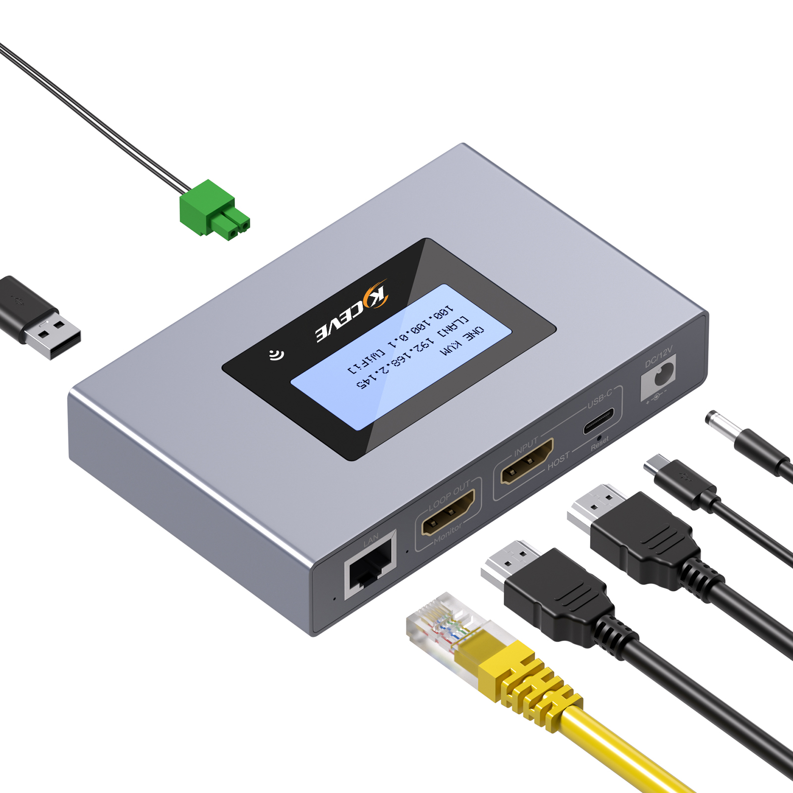 E3-HL: One KVM 4K WiFi IP KVM | Remote PC & Server Control, ZeroTier, Remote Power, BIOS Installation & Multi-Functions - Image 5